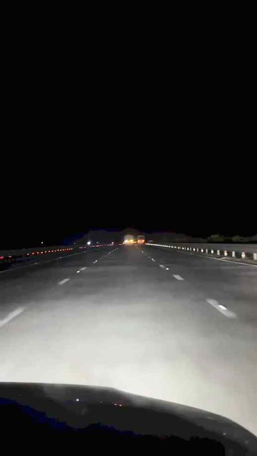 #new road night trip with rain 🌧️🌧️🌧️🌧️ i don't see ghos