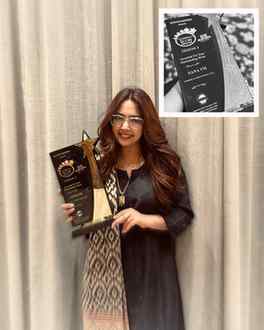 Beyond thankful to be recognised as a “Celebrity & Global Ma