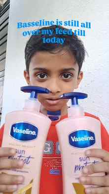 Lil bro too is obsessed with Basseline 💙🫶🏻
@vaselineindi