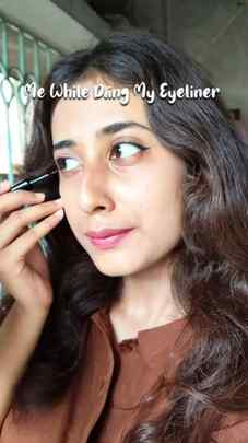 😂✋🏻
.
.
[ Perfect eyeliner, perfect eyeliner happiness, e