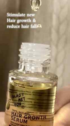 Natural hair growth serum 🤍 

#ugc #hairfallsolution #hairf