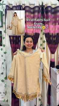 Comment for Link 🔗✨
Viral Rakhi Suit, Myntra haul, Myntra