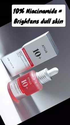 Anua Red serum, glow goals ❤️
Anua 10% Niacinamide + TXA 4% 