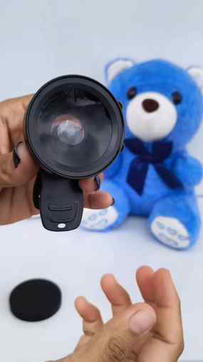 Tiny gadget, big difference! 📸✨ This clip-on lens instantly