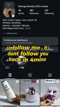 Unfollow me if I don’t follow you back in 4 mins 👀💗
Let’s