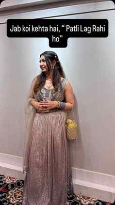 Kasam se bahut acha feel hota hai🙈

[lehnga, smile, laugh, 