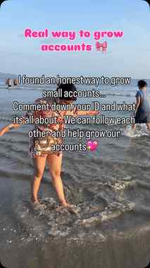 Only real way to grow accounts💖 

No copy paste fake trend 