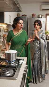 Papa ki pari jab bahu ban jaye 😂 #SaasBahuComedy #FamilyDra