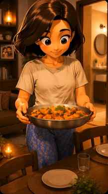 When the food is the real main character. 👀🍛😂
#insta #re