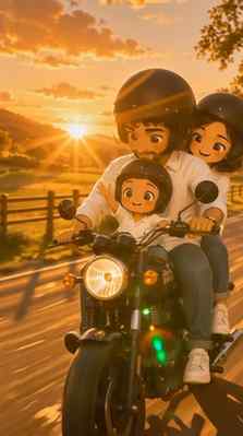 When he bought the bike @royalenfield for the ride…
But they