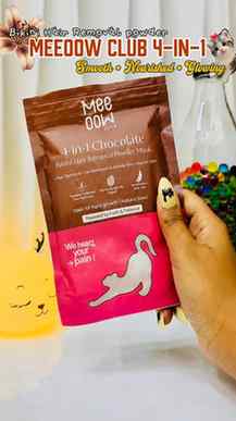 ✨ Unwanted hair = Zero ✨
Meeoow Wax Powder ke saath bas 10 m