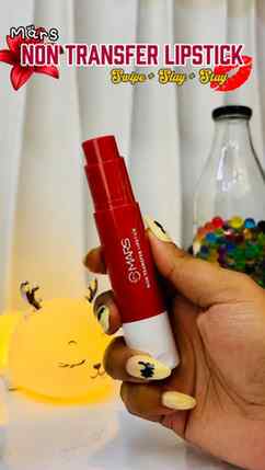 Found: The perfect morning red. ❤️ Smooth, non-transfer, and