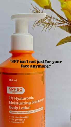 Soft, hydrated & protected skin in one step. 💛 This SPF 50