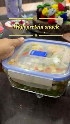 High protein snack | healthy peanut snack | easy snack recip