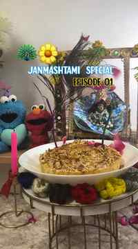 Kanha ka birthday hai… cake toh banta hai! 💙🦚🎂
This Janma