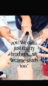 *POV:* We didn't just marry brothers... we found sisters for