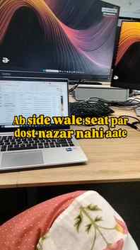 "Dost nahi dikhte, bas deadlines dikhti hain. 🥲💻”
Keyword