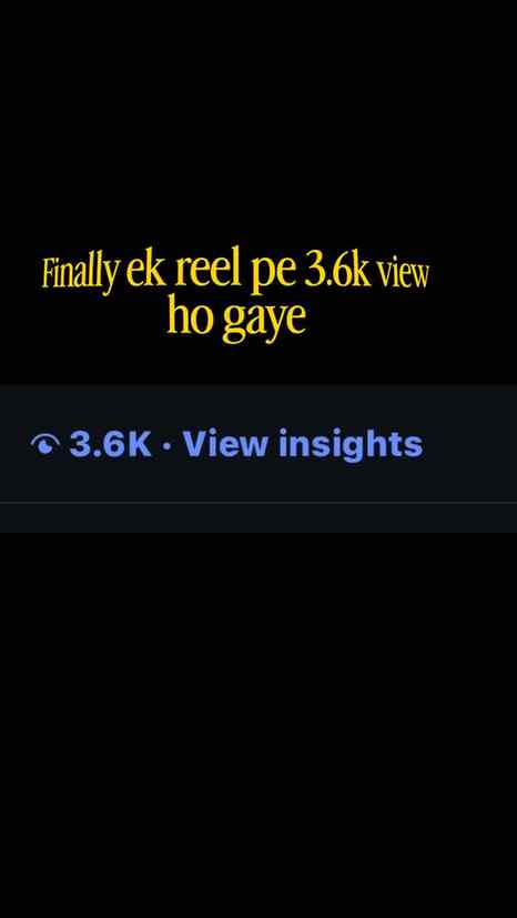 Finally ek reel pe 3.6k views hogye ….🎀
.
.
.
.
.
.
.
.
.
#