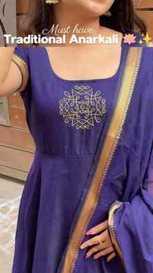 Kolam Anarkali 🪷 Comment 'Link' for this anarkali.
#meeshod