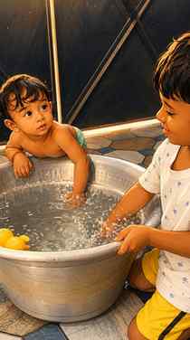 Oru cute water toy endless fun & happy memories! 🥹✨
Unga l