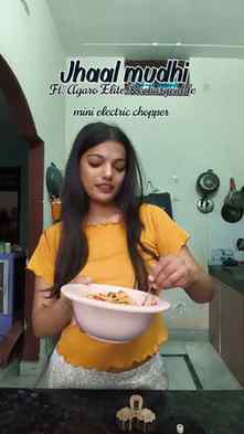 Less prep. More cooking. 💚✨ The AGARO Elite Mini Chopper is
