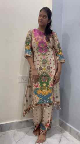 Heavy mirror worked suit set for this Rakhi 
#fashion #ethni
