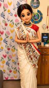 Just one saree, one beautiful Oriya drape, and a whole lot o