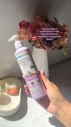 My little hair-care upgrade 🌿✨
Mamaearth Rosemary Anti-Hair