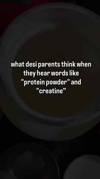 what desi parents think when they hear
words like
"protein p