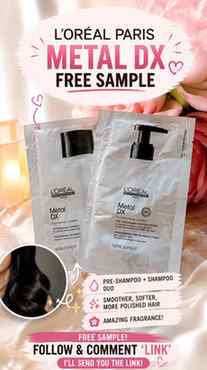 ✨ Tried the L’Oréal Professionnel Metal DX duo! ✨
I receive