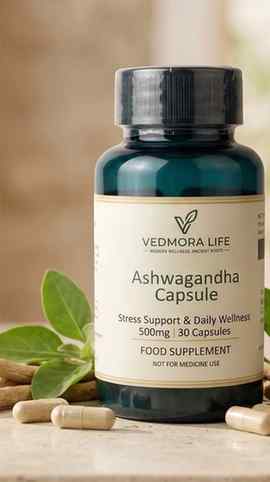 Buy from Vedmora official website 🔗 @vedmoralife
🌿 Ashwaga