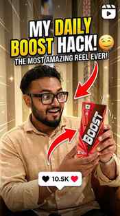 Boost Milkshake, New Secret Of Energy, Energy Drink, College