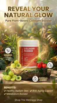 Unveil your ultimate inner glow with Pure Plant Collagen Boo