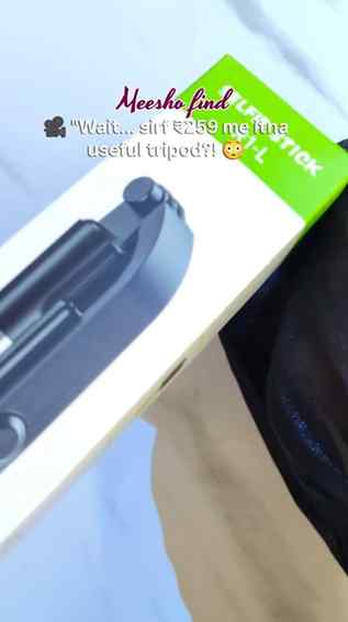 POV: You found a budget-friendly tripod that actually delive