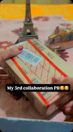 Collaboration received from blue nectar 🥰🥰🥰 #advaitandmum