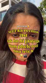 NEET revision: Pending ❌
Reel with my sister: Completed ✅
.

