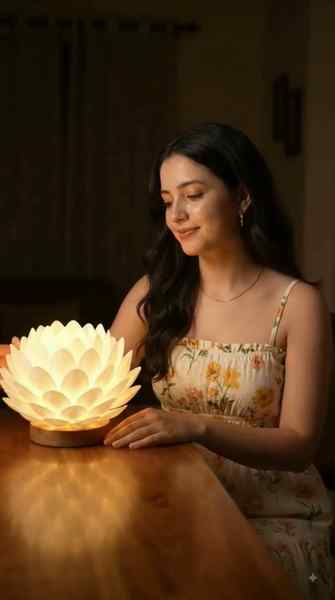 🌸✨ From Simple Plastic Spoons to a Glowing Lotus Lamp! 💡😍