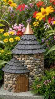 🏡✨ DIY Stone Fairy House – Turning Simple Stones into Magic