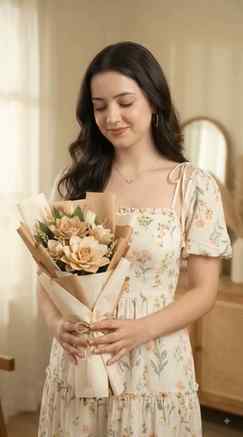 🌸✨ From simple corn husks to a beautiful luxury flower bouq