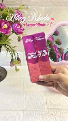 ✨ Blush goals unlocked! 💝 Hilary Rhoda Cream Blush for that