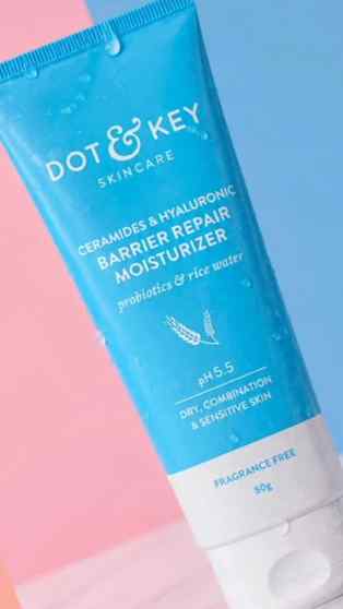 Barrier repair Moisturizer🧴@dotandkey.skincare with ceramid