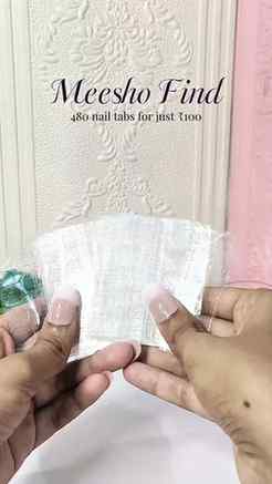 480 nail tabs for just βΉ100?! π
β¨
Such a budget-friendly fin