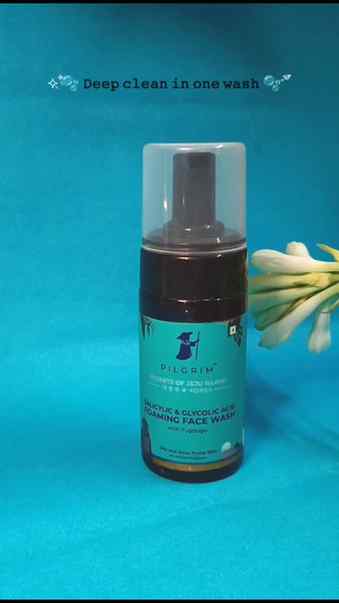 Pilgrim Salicylic & Glycolic Acid Foaming Face Wash 🌿
A lit