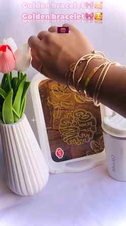 Golden bracelet✨🎀
Follow & comments for link🔗
#braclets