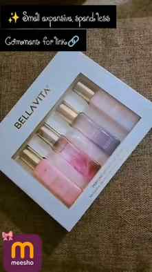 If you want gift set of perfumes comment link 🔗#meesho #tre