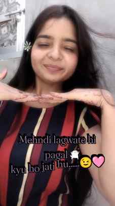 Mehndi paglu 🫠💗
#trendingreels #viralvideos #instagood #pa