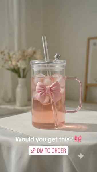 Cute bow cup 🎀🍸
Follow and Dm "link"
@meesho.app__
@meesh