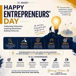 Happy Entrepreneurs’ Day! 🚀
To every entrepreneur who dare