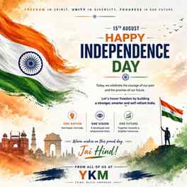 Happy independence day from ykm.co.in
.
.
#india #Independen