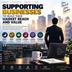 Supporting businesses to get their market.
#market #connect